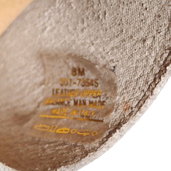 Vintage 1980s Candies White Leather Wooden Platform Mules Heels Sandals Studded - Picture 12 of 13